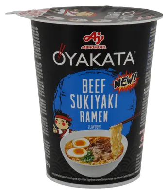 Zdjęcie produktu dla Oyakata Zupa instant Ramen wołowina sukiyaki 63,5 g
