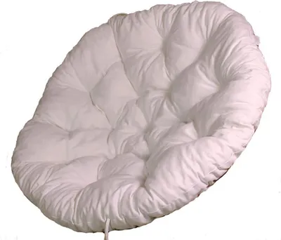 Produktbild von Rattani Polster für Papasansessel, Ersatzpolster Papasan D 120 cm, Stoff weiß