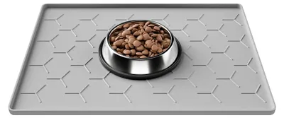 Imagen del producto de Alfombrilla de silicona para mascotas, 40 x 30 cm