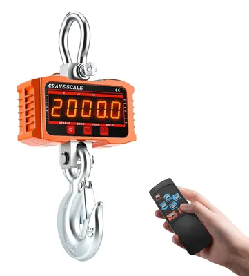 Productafbeelding van Elektronische weegschaal 2000 kg / 4400 lbs, digitale kraanweegschaal