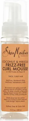 Produktbild von Shea Moisture Coconut & Hibiscus Frizz-Free Curl Mousse 7.5oz 220ml