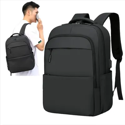 Produktbild von INF Großer Business-Rucksack für Herren, Laptop-Rucksack Braun