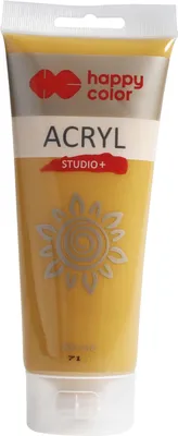 Produktbild von Studio Happy Color Acrylfarbe 200ml Ocker
