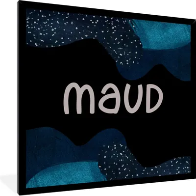 Produktbild von MuchoWow® Gerahmtes Poster Maud - Pastell - Mädchen 40x40 cm - Poster mit Schwarzem Bilderrahmen Wandposter Rahmen Foto Bilder - Mit Rahmen - Wanddekoration Schlafzimmer