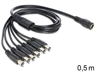 Produktbild von DeLOCK 83289, Schwarz, Männlich, Weiblich, Nickel