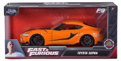 Produktbild von Jada Toys Fast & Furious Spielzeugauto Toyota Supra 1:24 orange schwarz