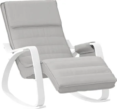Obrázok produktu pre hojdacie kreslo vidaXL Light Grey Fabric
