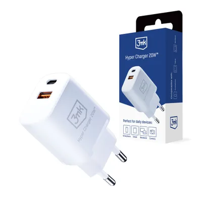 Zdjęcie produktu dla Szybka Ładowarka USB USB-C - 3mk Hyper Charger 20W