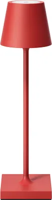 Immagine prodotto di Lampada da tavolo portatile Sigor Akku, modello NUINDIE USB-C, dimensioni 210 mm, colore rosso fuoco