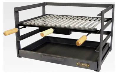 Produktbild von Imex Grillschublade mit Grill, Schwarz, 57 x 41 x 35 cm