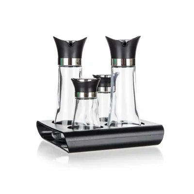 Immagine prodotto di Set di condimenti BANQUET EXCELLENT 60 + 110 ml, 5 pezzi, nero