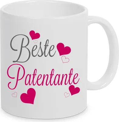 Beste Patentante, Beste Patentante der Welt, Patentante 2018, Patentante Geschenk, Patentante Geschenkidee, Patentante Tasse, Patentante Kaffeetasse,
