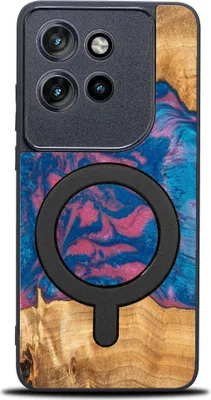 Produktbild von Bewood Einzigartige Hülle für Motorola Edge 50 Neo - Neons - Vegas mit MagSafe
