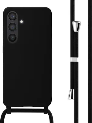 Produktbild von imoshion SilikonHülle mit Band Samsung Galaxy S24 - Schwarz