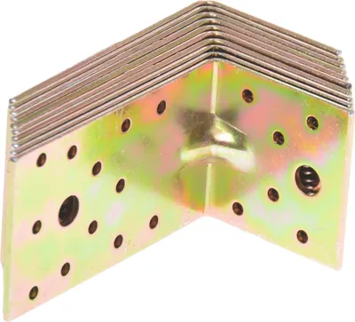 Produktbild von Aqbau® Schwerlast-Winkelverbinder mit Sicke 55x100x55mm Winkelverbinder 10stk.
