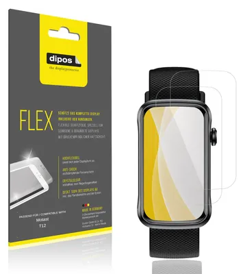 Obrázok produktu pre 2 ochranné fólie pre motocykel T12, 100% krytie displeja, značka dipos Flex
