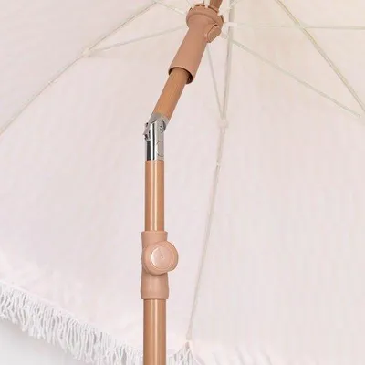 Image de Grand parasol de plage UPF 50+ 210 x 180 cm, jaune