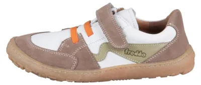 Produktbild von Froddo Barefoot Splash Kinder Barfußschuhe aus Leder Weiß/Hellbraun (White), G3130263-5