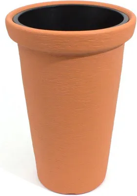 Produktbild von Terrakotta Blumenkübel 48 x 79 cm für Balkon, Terrasse und Garten