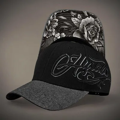 Produktbild von Hyraw Trucker Cap - Grey Roses