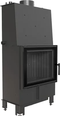 Produktbild von Wasserführender Kamineinsatz KRATKI LUCY 12 kW Ø 200 schwarz Verkleidung