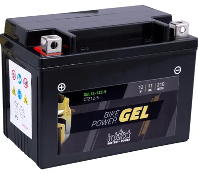 Immagine prodotto di intAct Bike-Power batteria per moto GEL CTZ12-S 12V 11Ah Gel12-12Z-S