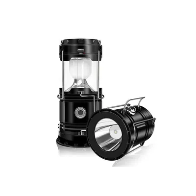Produktbild von Minicee LED Campinglaterne 4er-Set – Wasserdicht, Solar & USB, Tragbar