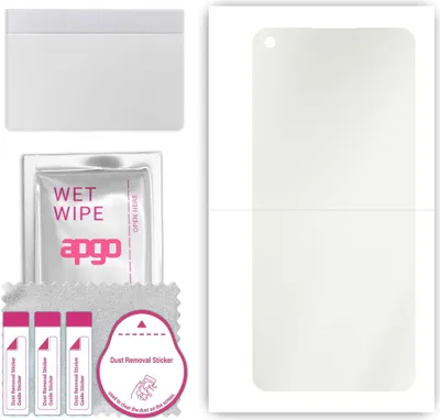 Produktbild von apgo Hydrogel Schutzfolie, Matt, kompatibel mit Oppo Reno8 4G, flexibele Displayschutzfolie, Folie mit Positionierhilfe, Anti-Fingerprint, kratzfest, einfache Montage