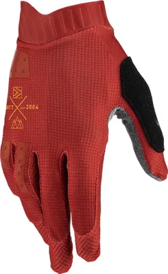 Imagen del producto de Guante Leatt MTB 1.0 GripR para mujer, color Lava, modelo 2023, talla M