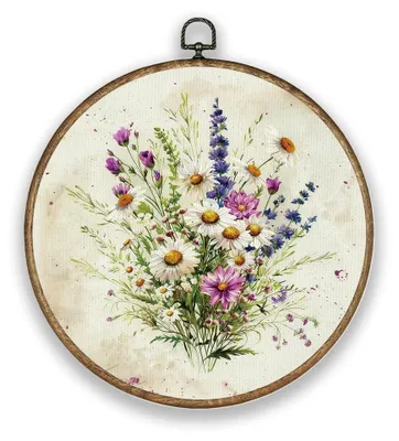 Immagine prodotto di Decorazione murale a forma di margherita, diametro 26 cm