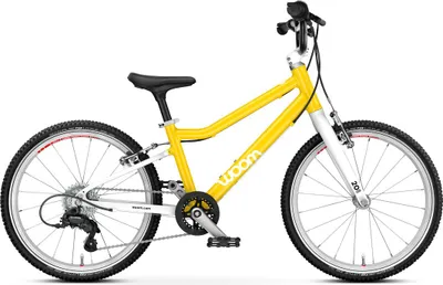 Produktbild von WOOM GO 4 (Gen. H) Kinder Fahrrad 6-8 Jahre 115-130 cm gelb 20"