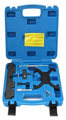 Immagine prodotto di Kit-set attrezzi per messa in fase motori, per il bloccaggio della cinghia di distribuzione dell'albero a camme del motore, compatibile con Ford Volvo