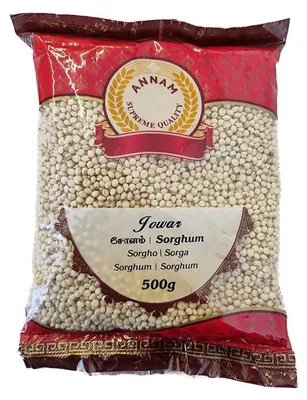 Zdjęcie produktu dla Ziarno sorgo Annam Jowar (Sorgum) 500g - naturalnie bez glutenu