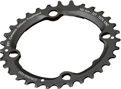 Produktbild von Stronglight Ct2 2nd Position 102 Bcd Kettenblatt Schwarz 32t Schwarz 32t