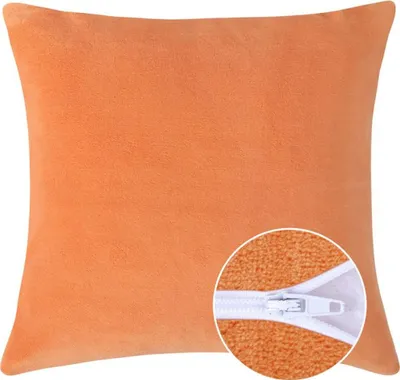 Obrázok produktu pre Vankúš MIKRO jednofarebný - 40x40 cm - lososový