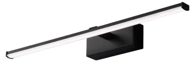 Immagine prodotto di Nala Lampada da Parete LED Integrato 10W 1200lm 3000K IP44 Struttura in Metallo e Metacrilato Colore Nero, Design Moderno ed Elegante