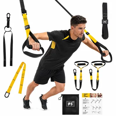 Produktbild von Slingtrainer-Set für den Heimgebrauch – Komplett mit Türanker und Widerstandsbändern