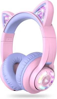 Produktbild von Verstellbare 74/85/94dB Lautstärkeregler, 50 Stunden Spielzeit, Bluetooth 5.2, Kinder Kopfhörer mit Mikrofon für Schule/Tablet/Handy/PC