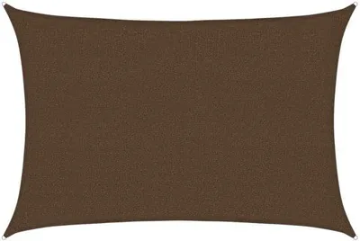 Produktbild von Schattentuch - 2,5 x 4 m - Braun - HDPE - 160 g/m² - UV-Schutz - Wetterfest - Rechteckig