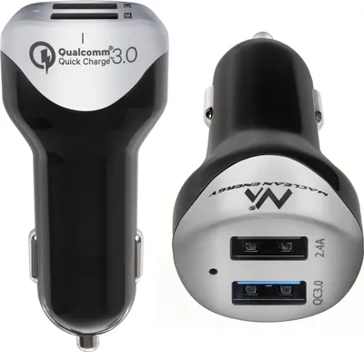 Zdjęcie produktu dla Ładowarka samochodowa Quick Charge QC 3.0 Smart-IC Kabel USB 1,5 m