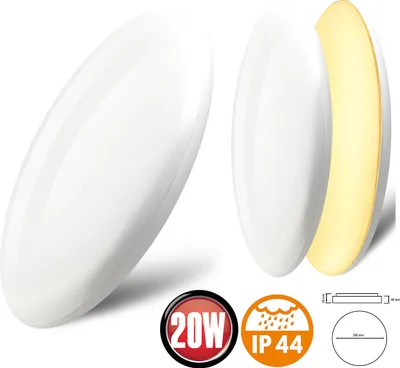 Produktbild von LED Deckenleuchte Wandleuchte Rund 20w Ø 260mm Kaltweiß