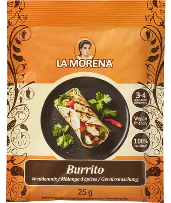Image de La Morena Burrito Spice Mix 25g – Herbes et épices aromatiques mexicaines