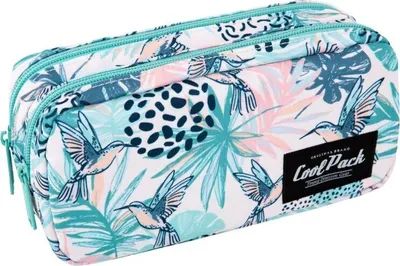 Zdjęcie produktu dla Piórnik dwukomorowy Coolpack Primo Double Pouch Tuba bez podszewki Thai