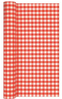 Produktbild von HOME FASHION Tischläufer Karo red 40x490cm