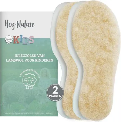 Produktbild von Warme Schafwoll Einlegesohlen für Kinder, ideal für Winterschuhe