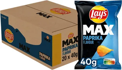 Image de Lay's - Max Paprika - 20 mini-sachets