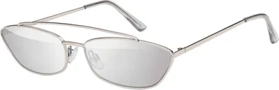 Produktbild von Gil Damen Sonnenbrille Runde Designer 80er Modern Urlaub Sommer Strand 30481 Silber-Verspiegelt