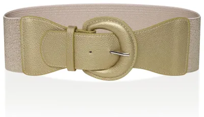 Produktbild von Ro Rox Damen Breiter Elastischer Taillengürtel – Stretch Gürtel mit Schnalle, 50