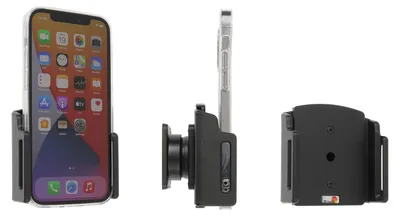 Produktbild von Brodit Gerätehalter 711239 - für Smartphones - Apple iPhone 15, Apple iPhone 15 Pro, Apple iPhone 14 Pro und weitere