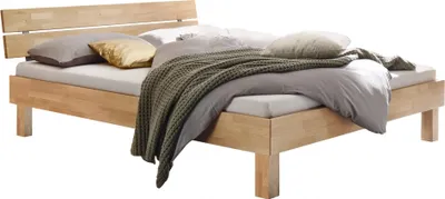 Produktbild von HASENA Trento Bett Prato 25 Kopfteil Ello Eiche bianco 100x200